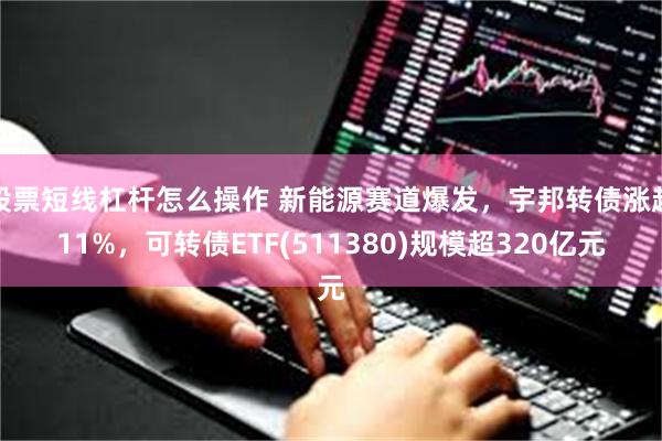 股票短线杠杆怎么操作 新能源赛道爆发，宇邦转债涨超11%，可转债ETF(511380)规模超320亿元